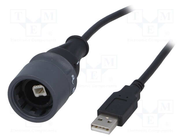 Transition: adapter cable; internal bayonet,push-pull; UL94V-0