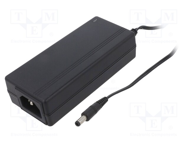 Power supply: switched-mode; 12VDC; 5A; Out: 5,5/2,5; 60W; desktop