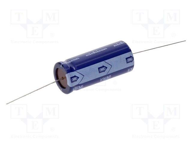 Capacitor: electrolytic; THT; 1uF; 250VDC; Ø6.3x16mm; ±20%; 14mA