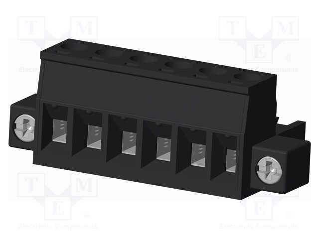 Connector: pluggable terminal block; plug; female; straight; 300V