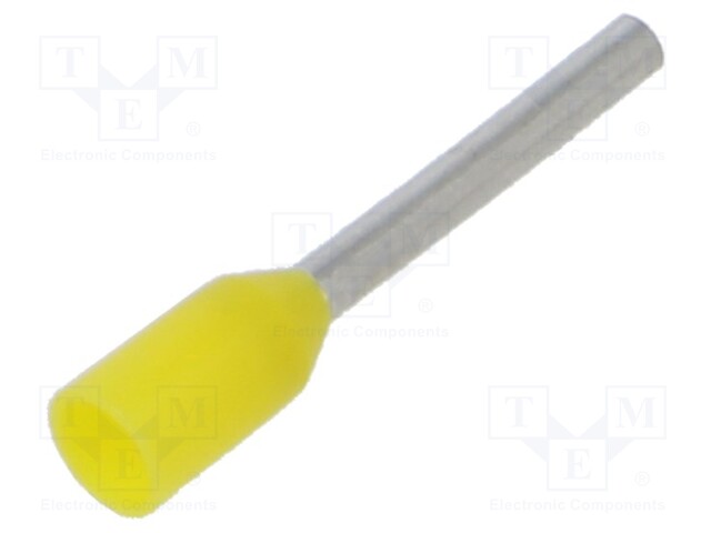 Tip: bootlace ferrule; insulated; copper; 0.5mm2; 10mm; tinned