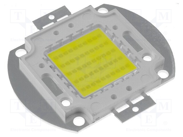 Power LED; COB; white cold; 6500(typ)K; 7200(typ)lm; 140°; 56x40mm
