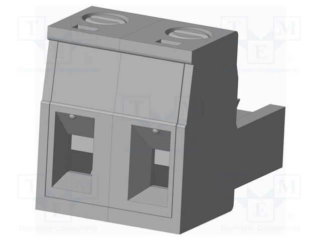 Connector: pluggable terminal block; plug; female; straight; grey