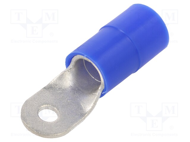 Tip: ring; M6; Ø: 6.5mm; 50mm2; crimped; for cable; insulated; tinned