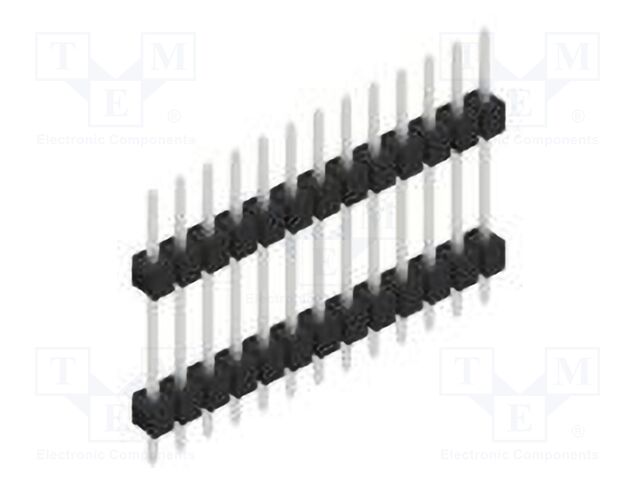 Connector: pin strips; pin header; male; PIN: 13; 2.54mm; THT; 1x13