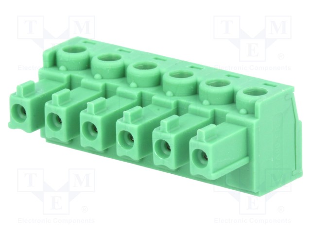 Pluggable terminal block; 5.08mm; ways: 6; straight; plug; female