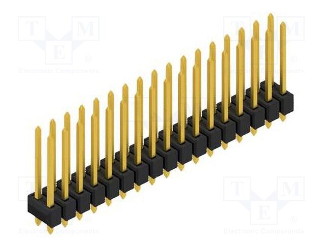 Connector: pin strips; pin header; male; PIN: 34; 2.54mm; THT; 2x17