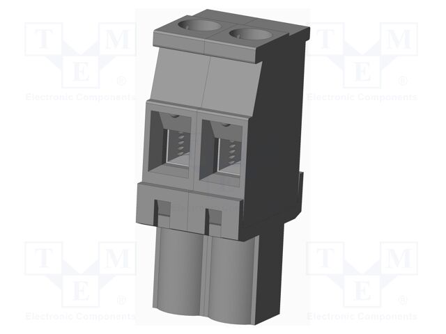 Connector: pluggable terminal block; plug; female; angled 90°