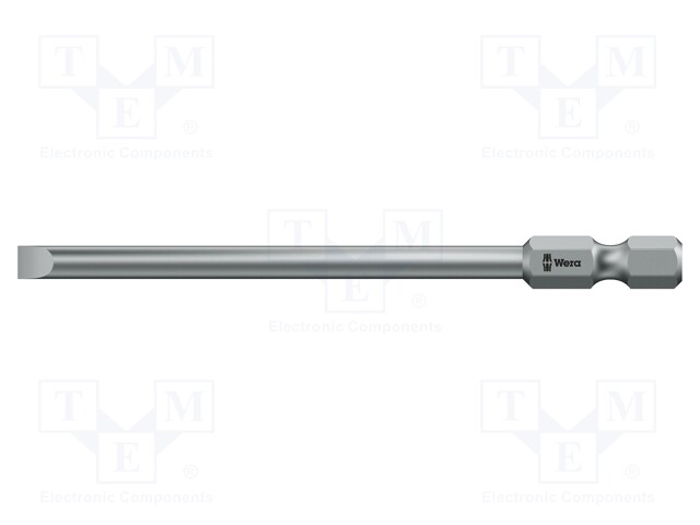 Screwdriver bit; slot; 4,5x0,6mm; Overall len: 50mm