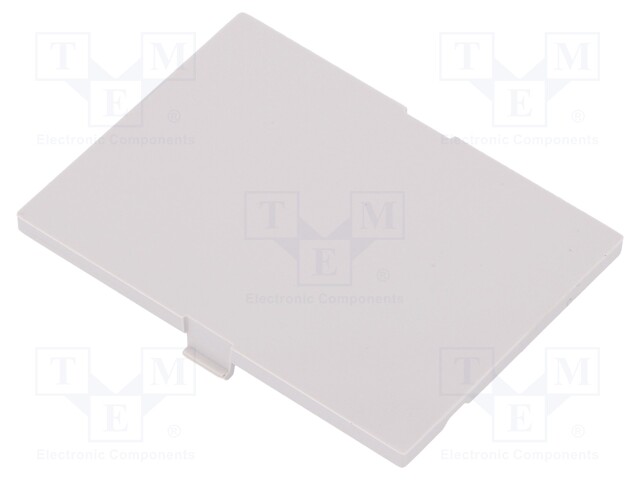 Front panel; without frame,with holder; 2M Modulbox One; grey