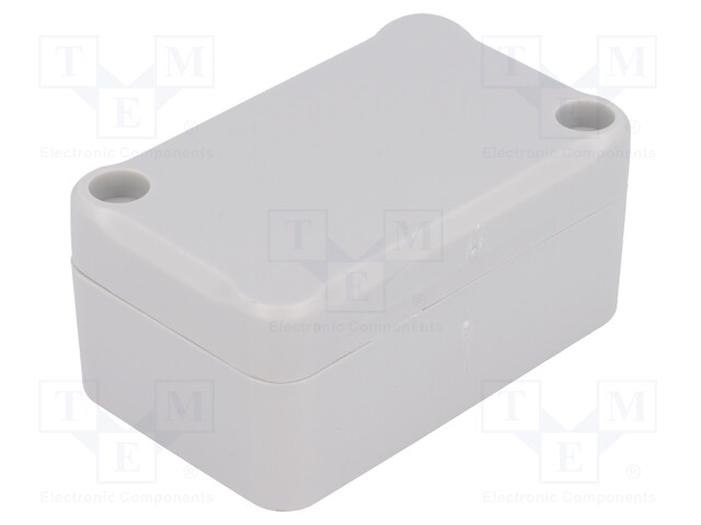 Enclosure: multipurpose; X: 40mm; Y: 64mm; Z: 30mm; polystyrene; grey