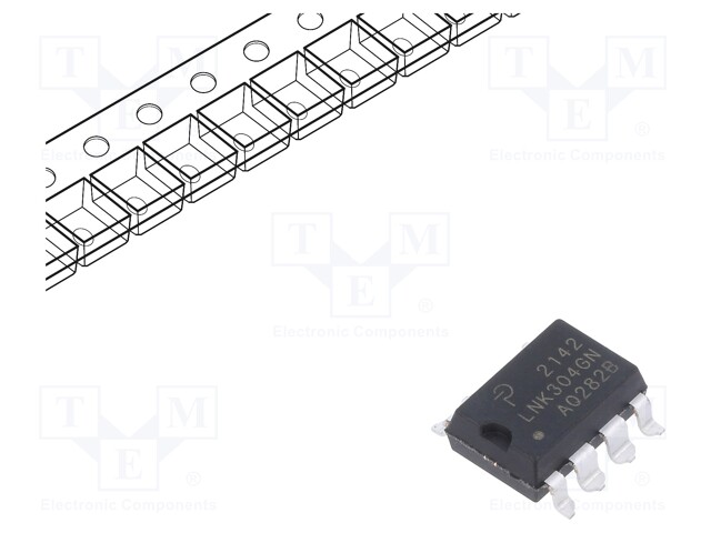 PMIC; AC/DC switcher,SMPS controller; Uin: 85÷265V; SMD-8B