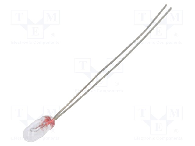 Filament lamp: miniature; 5VDC; 60mA; Bulb: T3/4; Ø: 2.36mm; 100000h