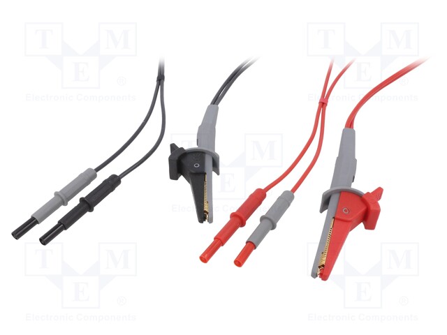 Test acces: Kelvin crocodile clip; Works with: BS407