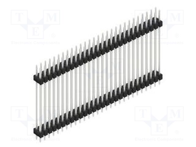Connector: pin strips; pin header; male; PIN: 56; 2.54mm; THT; 2x28