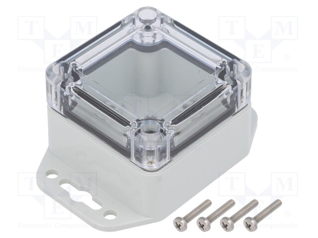 Enclosure: multipurpose; X: 60mm; Y: 60mm; Z: 40mm; ZP; polycarbonate
