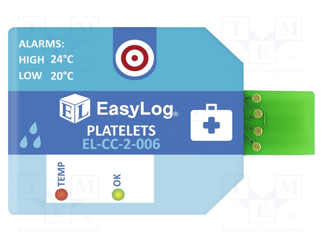 Data logger; temperature,humidity; ±0,3°C; ±2%; Temp: -30÷70°C