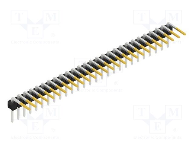 Connector: pin strips; pin header; male; PIN: 27; 2.54mm; THT; 1x27