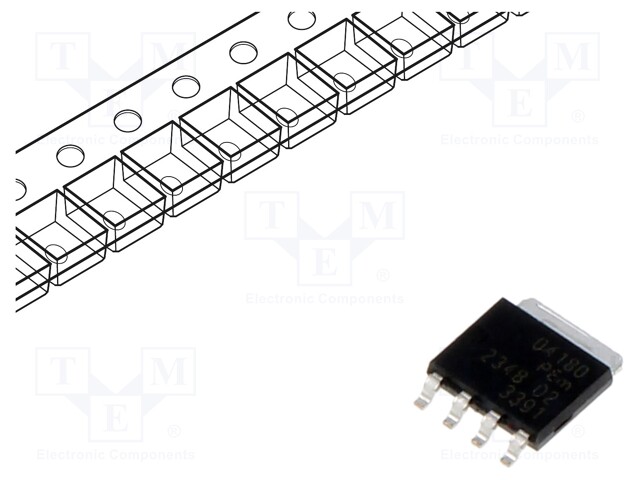 Transistor: N-MOSFET; unipolar; 80V; 25A; Idm: 100A; 64W