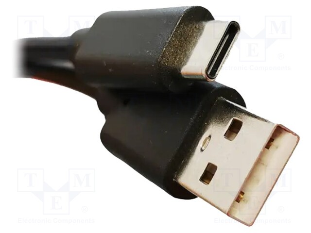 USB cable; USB 2.0,USB C; 1m; Communication: USB