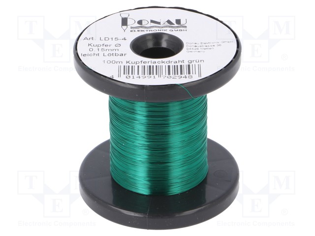 Silver plated copper wires; 0.15mm; 100m; Core: Cu,silver plated