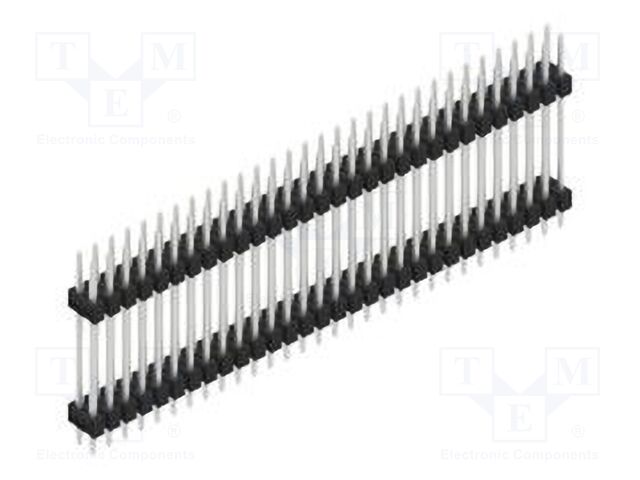 Connector: pin strips; pin header; male; PIN: 60; 2.54mm; THT; 2x30