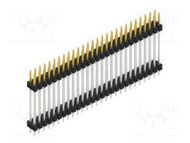 Connector: pin strips; pin header; male; PIN: 54; 2.54mm; THT; 2x27