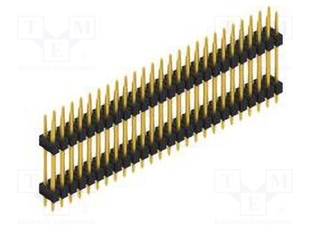 Connector: pin strips; pin header; male; PIN: 52; 2.54mm; THT; 2x26
