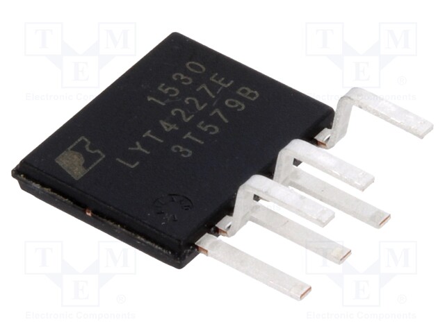 PMIC; AC/DC switcher,LED driver; 160÷308V; Ubr: 725V; eSIP-7C