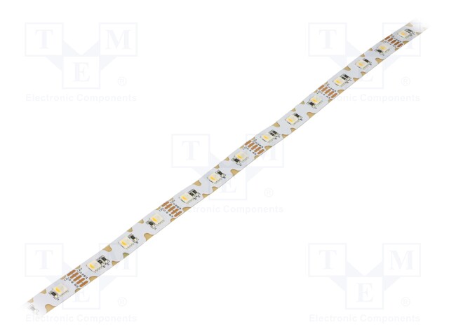 LED tape; RGBW; 5050; 12V; LED/m: 48; 12mm; white PCB; IP20; 120°