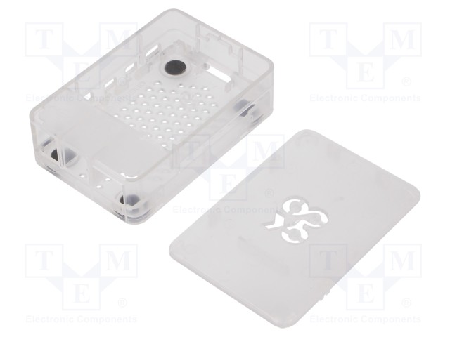 Enclosure: for computer; Raspberry Pi 4 B; transparent