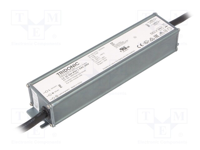 Power supply: switched-mode; LED