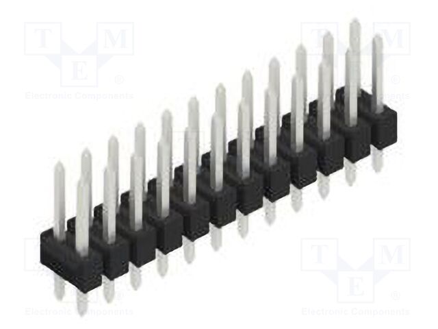Connector: pin strips; pin header; male; PIN: 24; 2.54mm; THT; 2x12