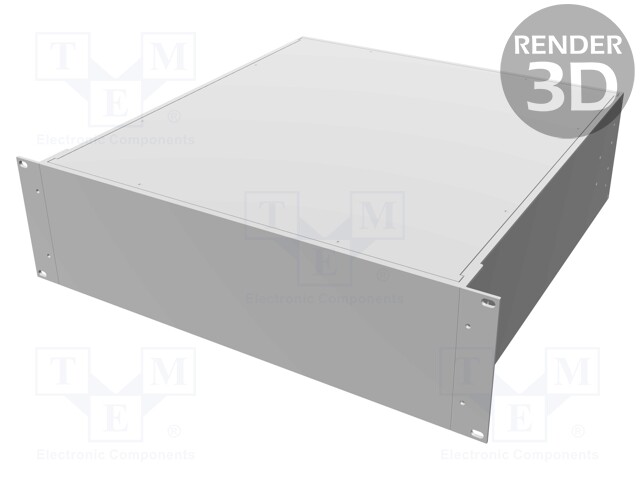 Enclosure: 19" standard; 3U; Enclos.mat: aluminium; Y: 457mm