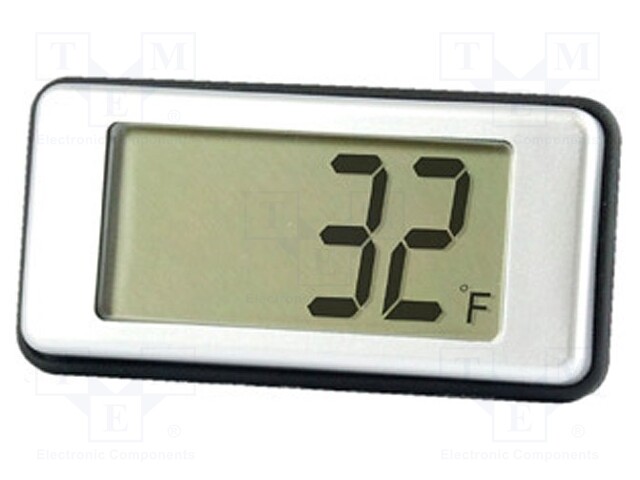 Panel; LCD; -10÷220°C; 21.4x43.5x7mm; Ø5mm; Mounting: M5 screw