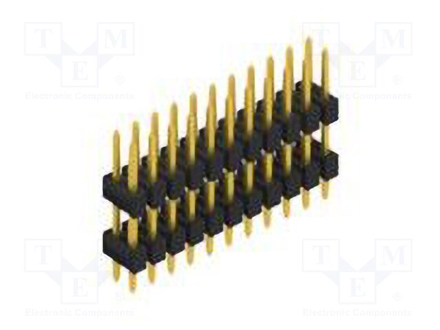 Connector: pin strips; pin header; male; PIN: 22; 2.54mm; THT; 2x11