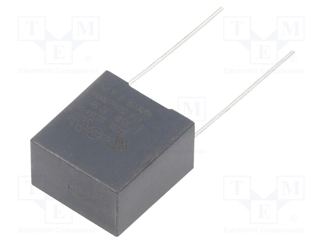 Capacitor: polypropylene; 0.47uF; Body dim: 11x19x18mm; THT; ±10%