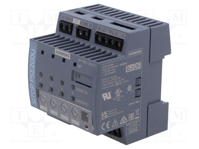 Power supply: switched-mode; for DIN rail; 24VDC; 3÷10A; 24VDC