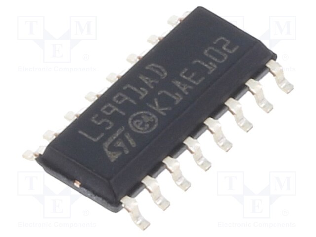 IC: driver; boost,flyback; DC/DC switcher,PWM controller; SO16