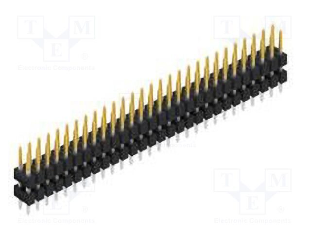 Connector: pin strips; pin header; male; PIN: 56; 2.54mm; THT; 2x28