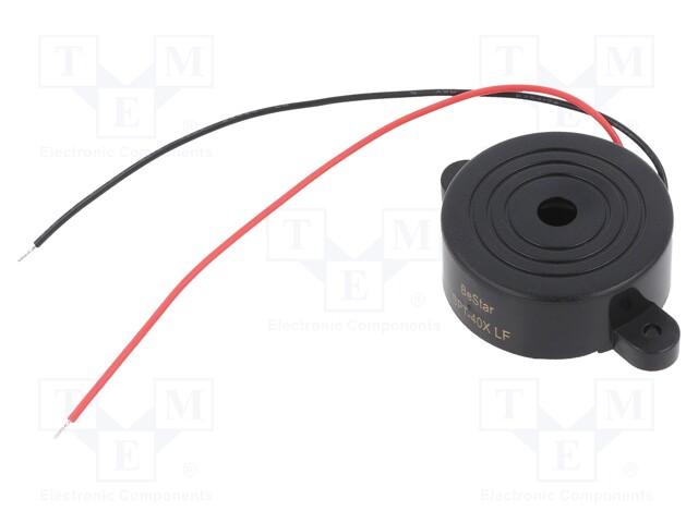 Sound transducer: piezo alarm; with built-in generator; 12mA