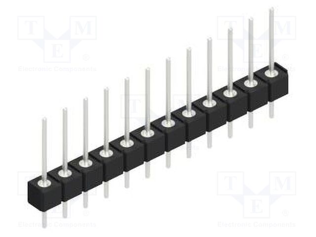 Connector: pin strips; pin header; male; PIN: 12; 2.54mm; THT; 1x12