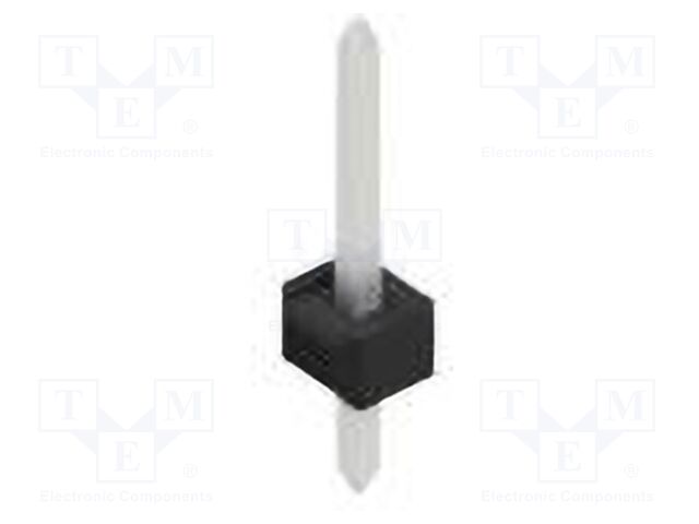 Connector: pin strips; pin header; male; PIN: 1; 2.54mm; THT; 1x1