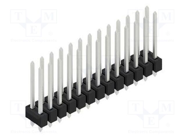 Connector: pin strips; pin header; male; PIN: 26; 2.54mm; THT; 2x13