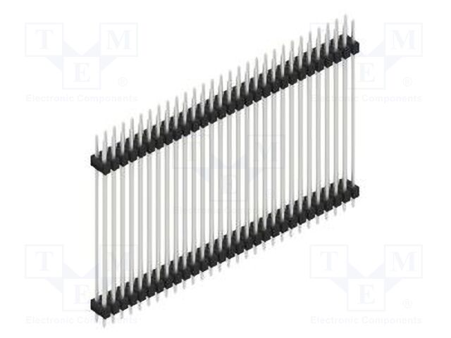 Connector: pin strips; pin header; male; PIN: 58; 2.54mm; THT; 2x29