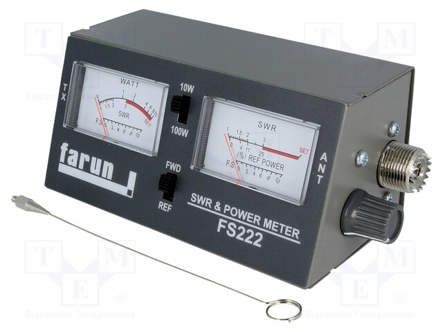 SWR meter; Range: 10W/100W,3,5..150MHz