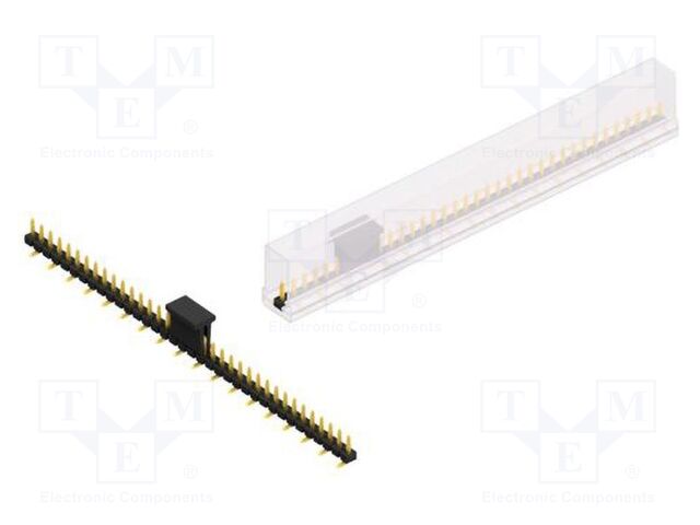 Connector: pin strips; pin header; male; PIN: 36; 2.54mm; SMT; 1x36