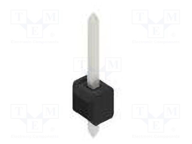 Connector: pin strips; pin header; male; PIN: 1; 2.54mm; THT; 1x1