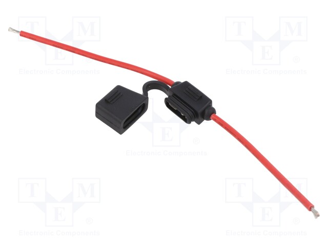 Fuse acces: fuse holder; 20A; Leads: cables; -40÷85°C; 58V
