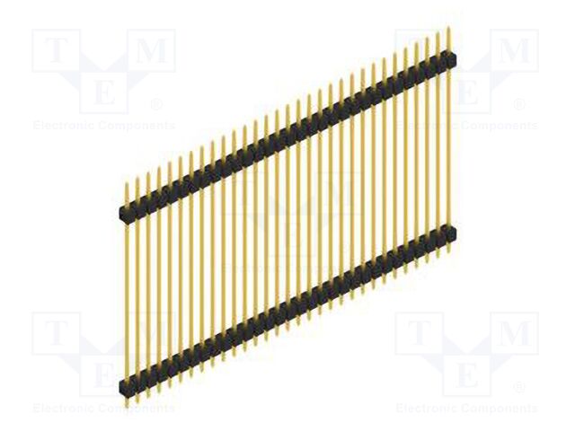 Connector: pin strips; pin header; male; PIN: 31; 2.54mm; THT; 1x31